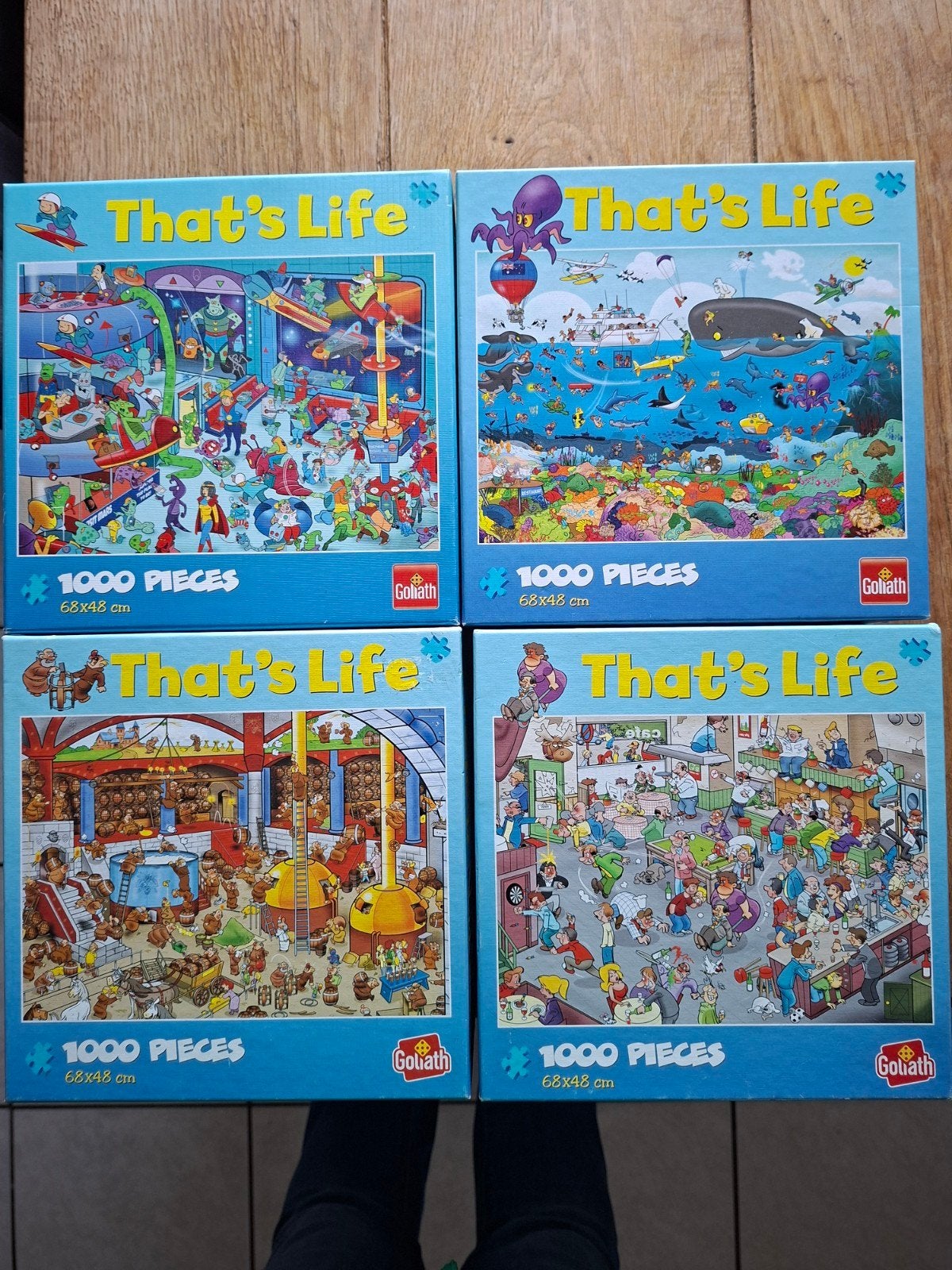 That's life puzzels, Hobby en Vrije tijd, Denksport en Puzzels, Ophalen, 500 t/m 1500 stukjes, Zo goed als nieuw