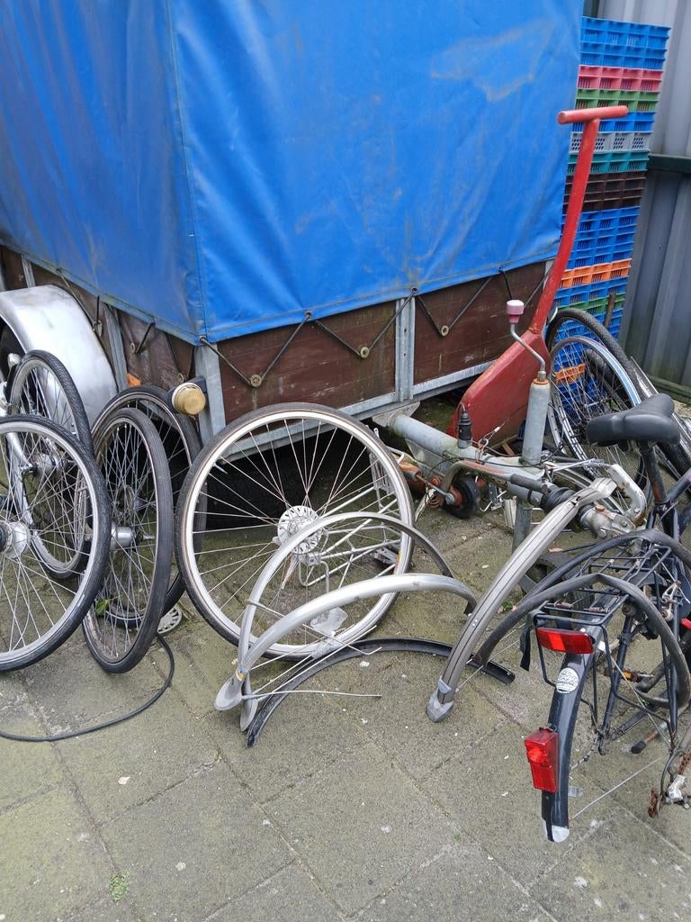Te koop fietsonderdelen., Fietsen en Brommers, Fietsonderdelen, Ophalen