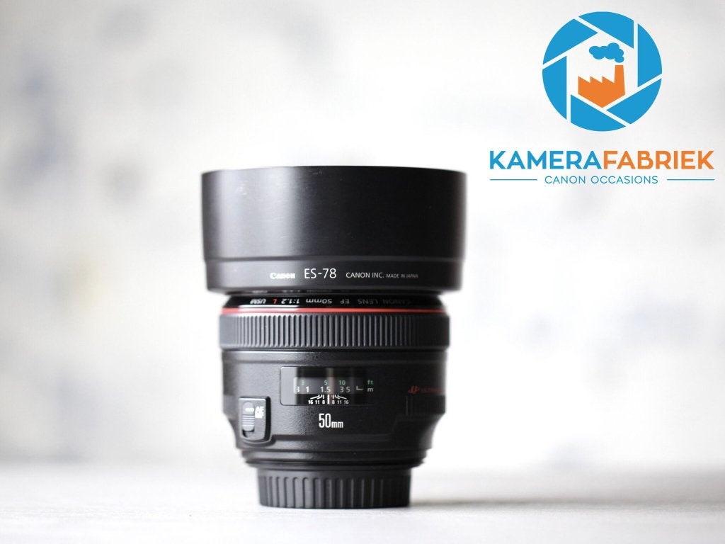 Canon EF 50mm f/1.2L USM - Als nieuw! - 1 jaar garantie!, Canon, -, -, Ophalen of Verzenden