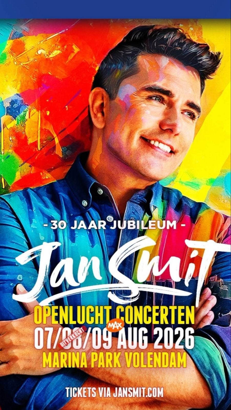 Concert kaarten Jan Smit, Tickets en Kaartjes, Drie personen of meer, Augustus