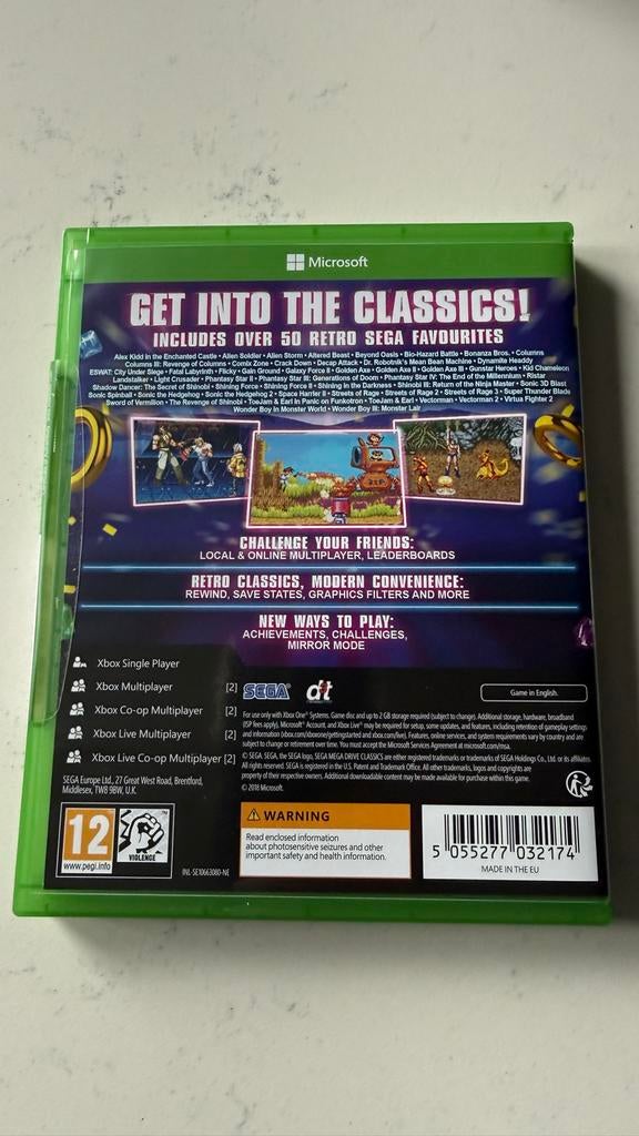 Sega Mega Drive Classics Xbox One - Meer dan 50 games!, Overige genres, Eén computer, Ophalen of Verzenden, Zo goed als nieuw