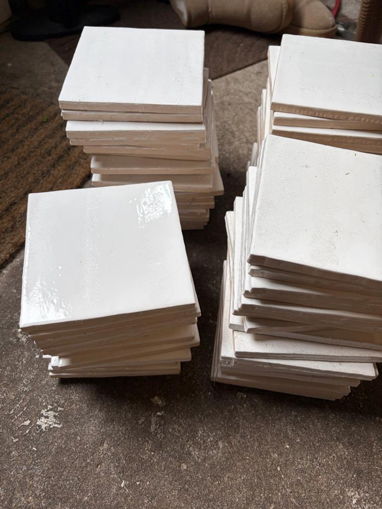 Witte tegels 13x13 cm - 75 stuks, Ophalen, Nieuw, Minder dan 20 cm, Minder dan 5 m²