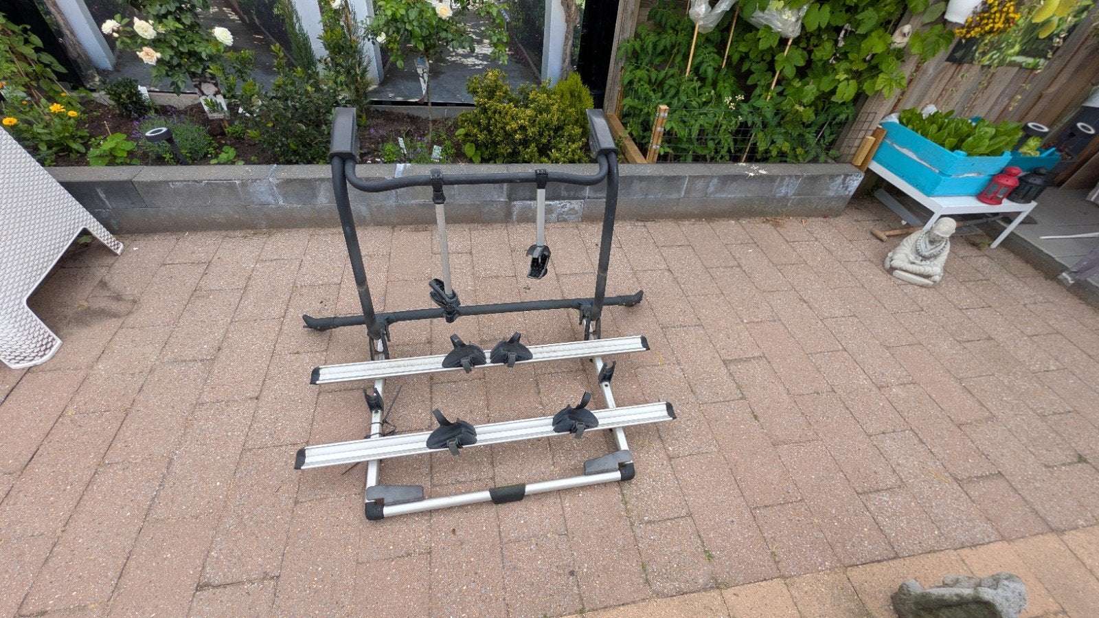 Stevige trekhaak fietsendrager voor 2 fietsen, Ophalen of Verzenden, 2 fietsen, Gebruikt, Trekhaakdrager