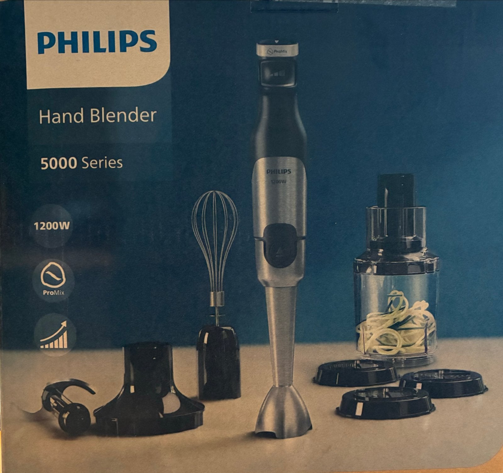 Philips Hand Blender 5000 Serie 1200W ProMix, Verzenden, Zo goed als nieuw, Blender-accessoire