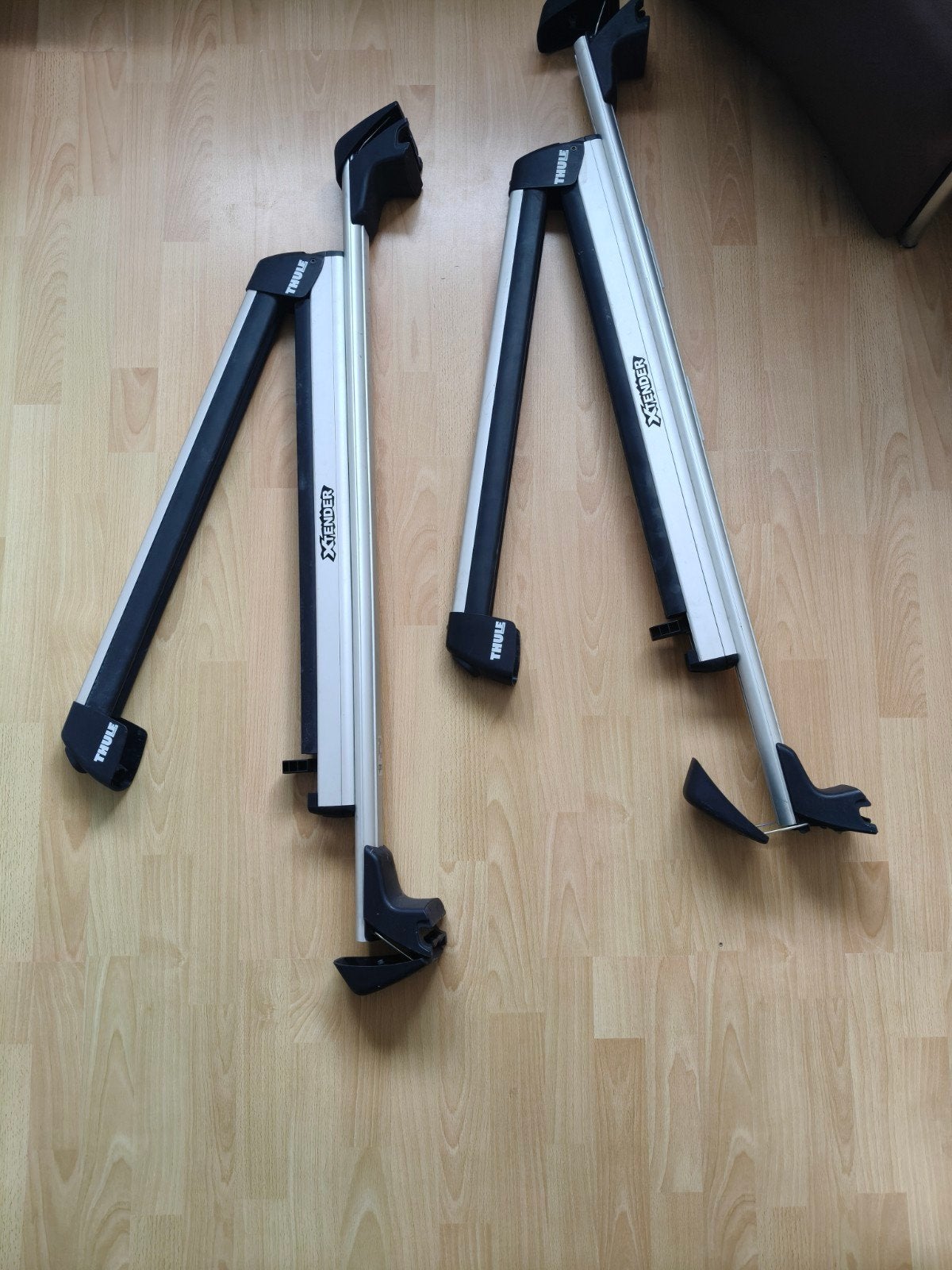 Dakdragers met Skihouder - Uitschuifbaar, Ophalen, Zo goed als nieuw