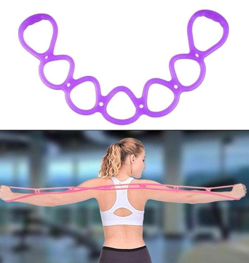 Nieuwe 7 rings weeratandband fitness training, Ophalen of Verzenden, Nieuw, Benen, Weerstandband