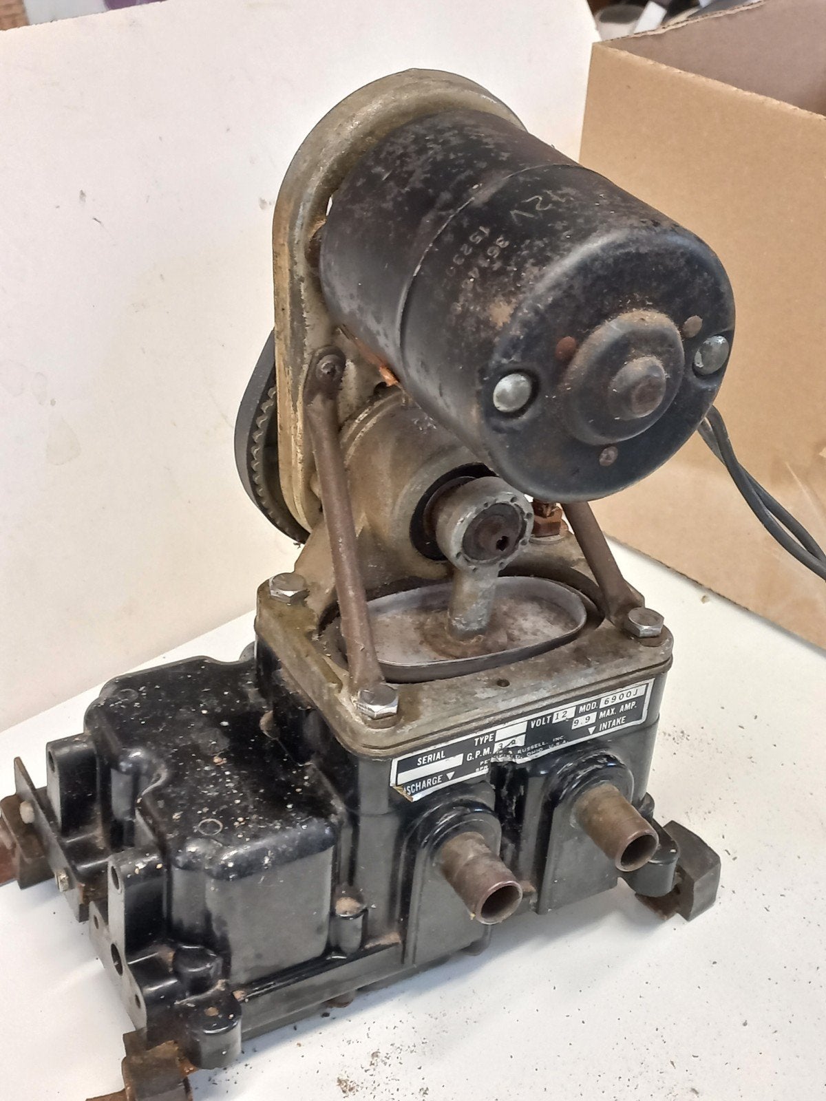 Peters & Russell Inc. 12V Bilgepomp - Model 6900J, Watersport en Boten, Accessoires en Onderhoud, Ophalen of Verzenden, Gebruikt