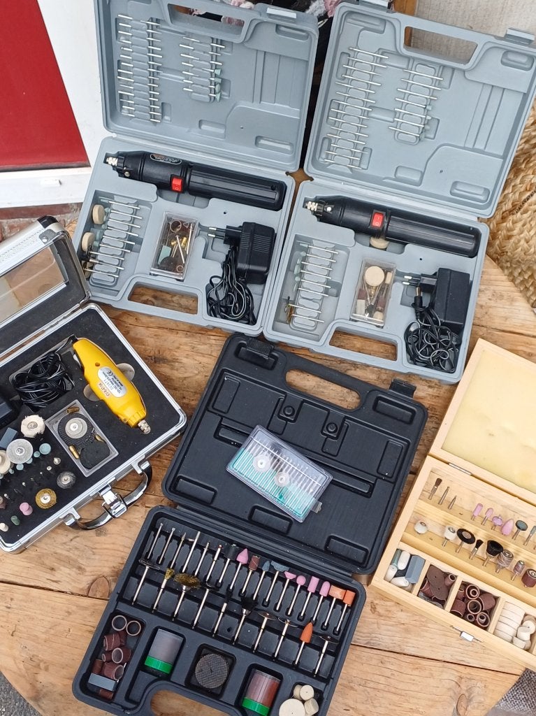 Multitool 3 stuks + accessoires in originele verpakking, Ophalen, Zo goed als nieuw
