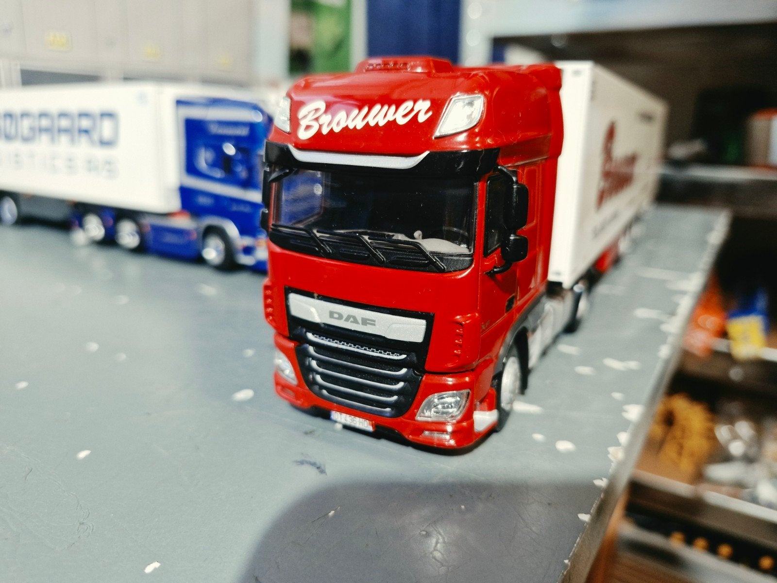 Daf XF met koeltrailer wsi BROUWER URK, Ophalen of Verzenden, Zo goed als nieuw, Bus of Vrachtwagen, Wsi