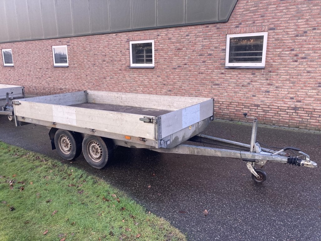 Plateauwagen aanhanger aanhangwagen tandemasser, Auto diversen, Aanhangers en Bagagewagens, Gebruikt