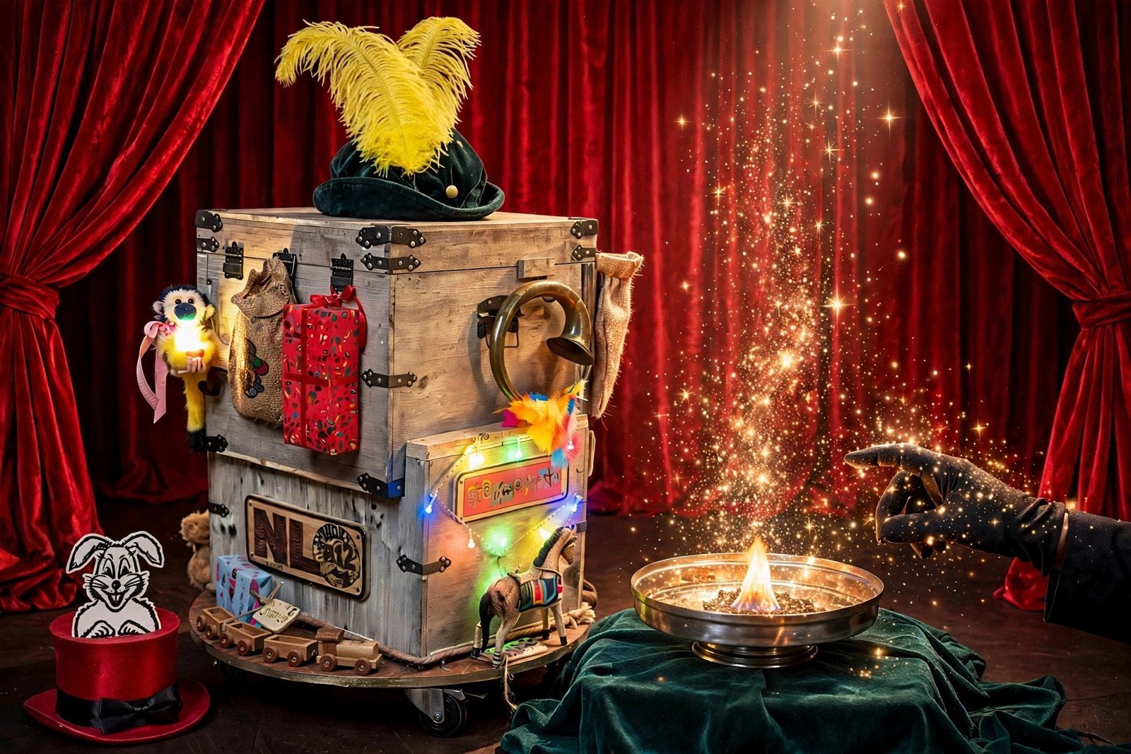 PIETO PEPPERNOTTI-GOOCHELTRUCS-ACCORDEON-MAGIE, Diversen, Sinterklaas, Ophalen of Verzenden, Nieuw