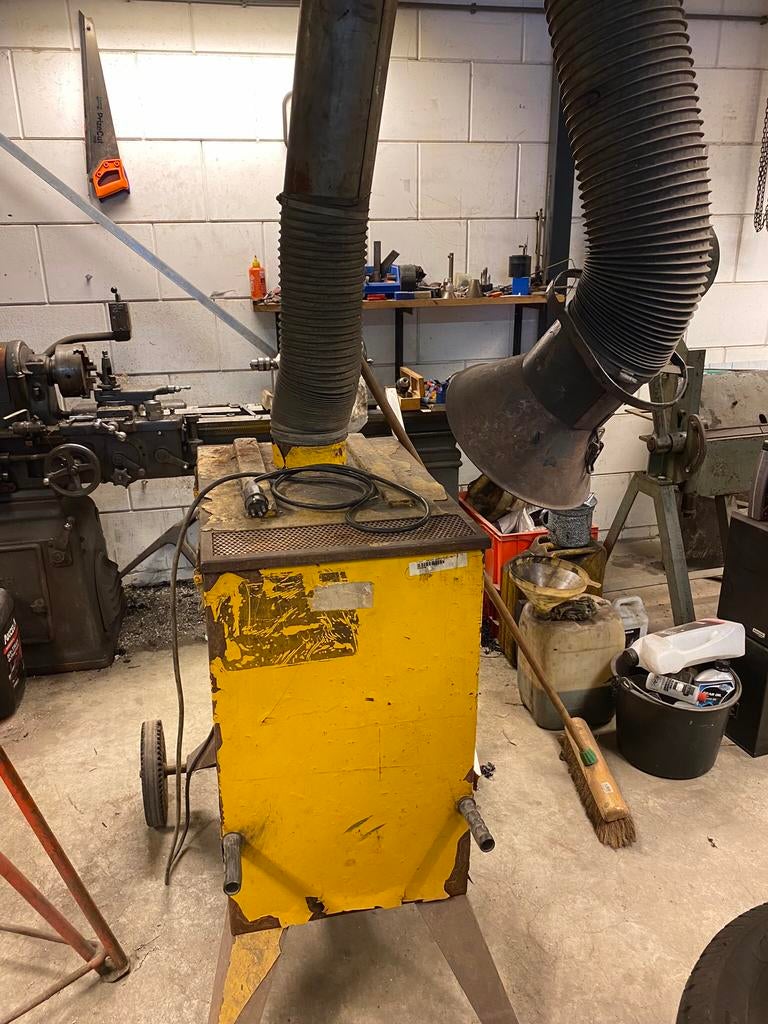 Lasdamp afzuiger, Doe-het-zelf en Verbouw, Ventilatie en Afzuiging, Ophalen, Gebruikt