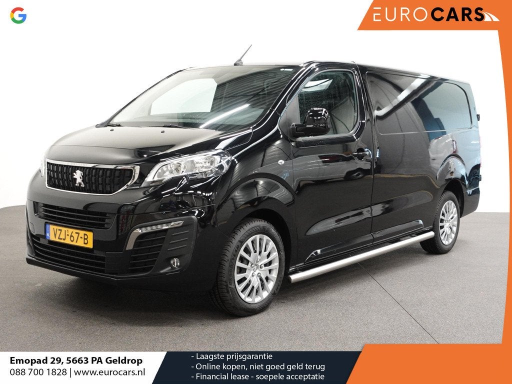Peugeot Expert 2.0 BlueHDI 145PK L3 Automaat Airco Cruise Na, Auto's, Bestelauto's, Stof, Gebruikt, Euro 6, 4 cilinders