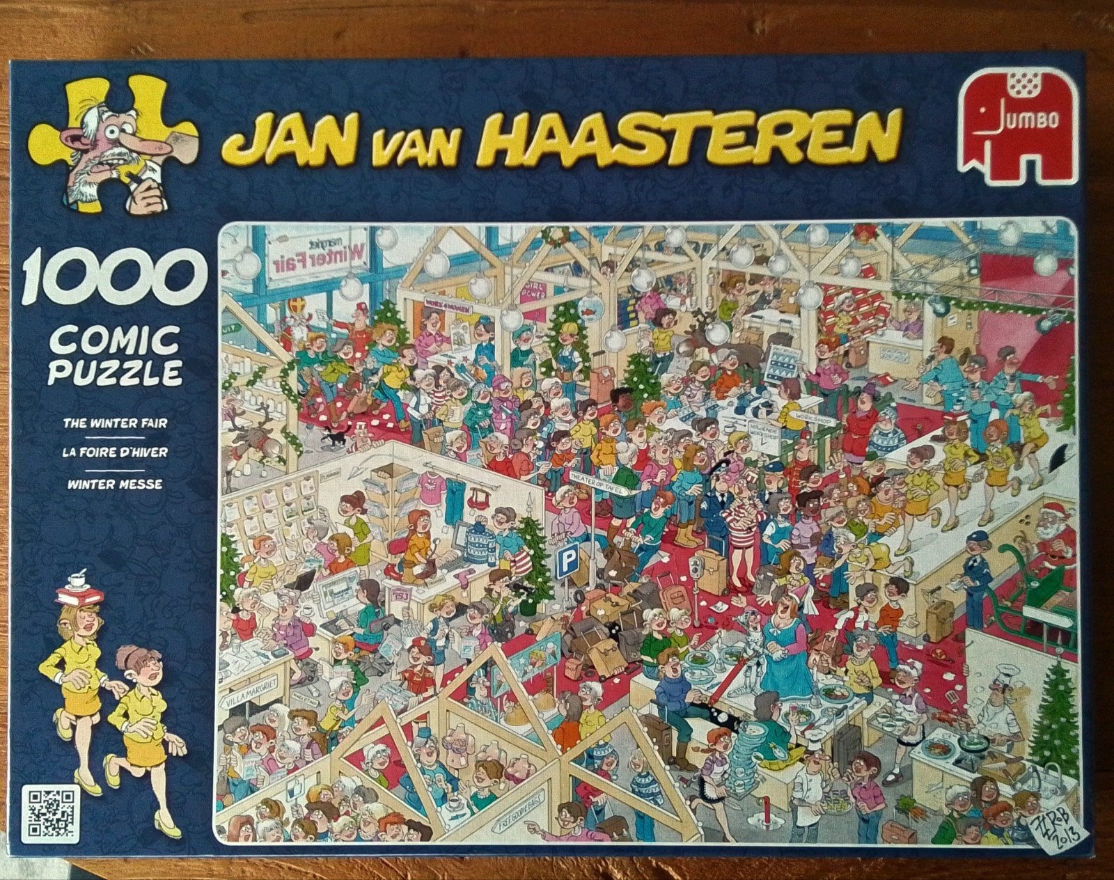 Jan van Haasteren: The winter fair  1000 stukjes, Ophalen of Verzenden, 500 t/m 1500 stukjes, Zo goed als nieuw