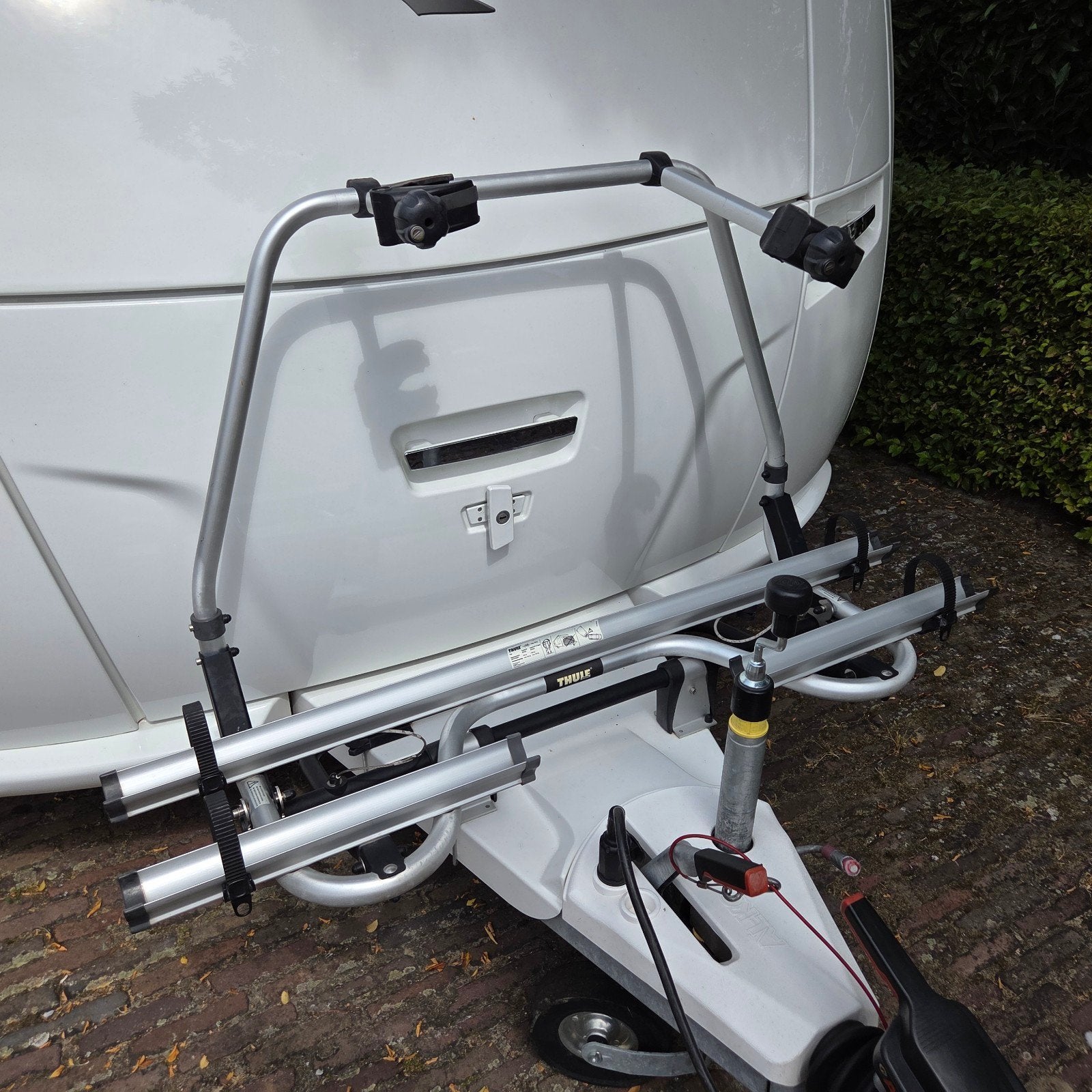 Thule caravan dissel fietsen drager 60kg, Ophalen, Gebruikt, Elektrische fiets, 2 fietsen