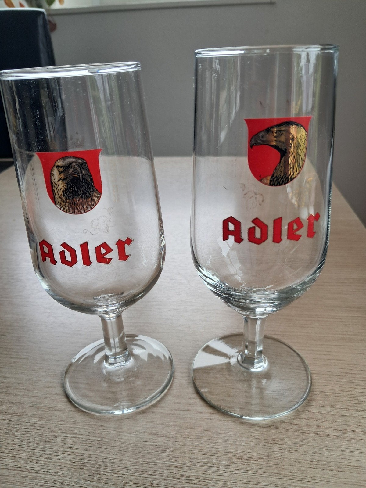 Adler Bierglazen - Set van 2, Antiek en Kunst, Ophalen of Verzenden
