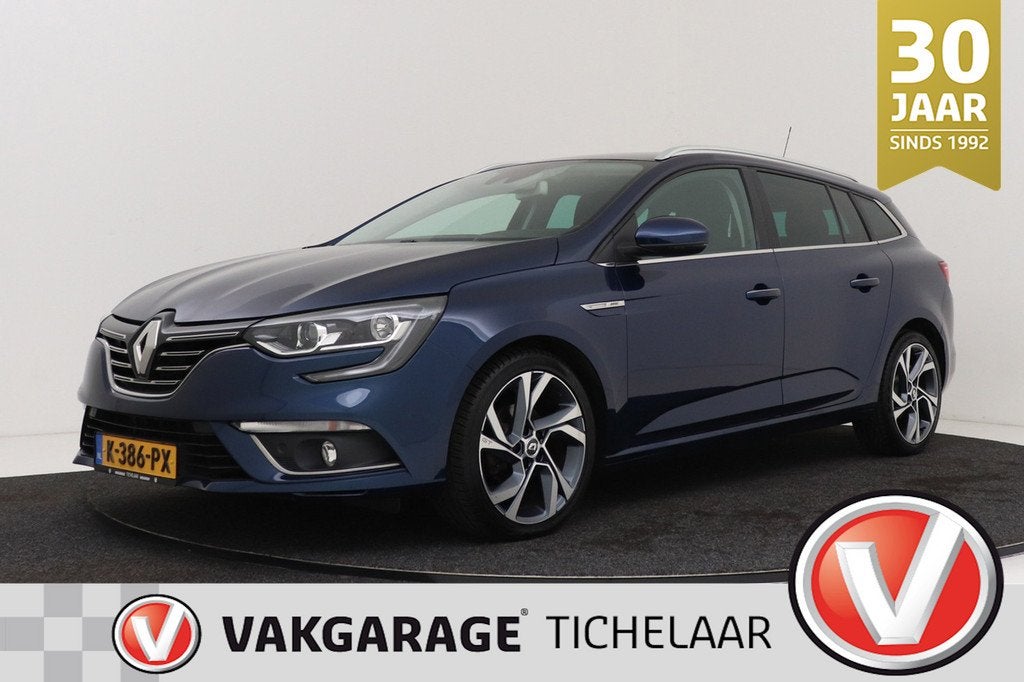 Renault Mégane Estate 1.3 TCe GT-Line | Trekhaak | Bose | C, Voorwielaandrijving, Gebruikt, 4 cilinders, Blauw