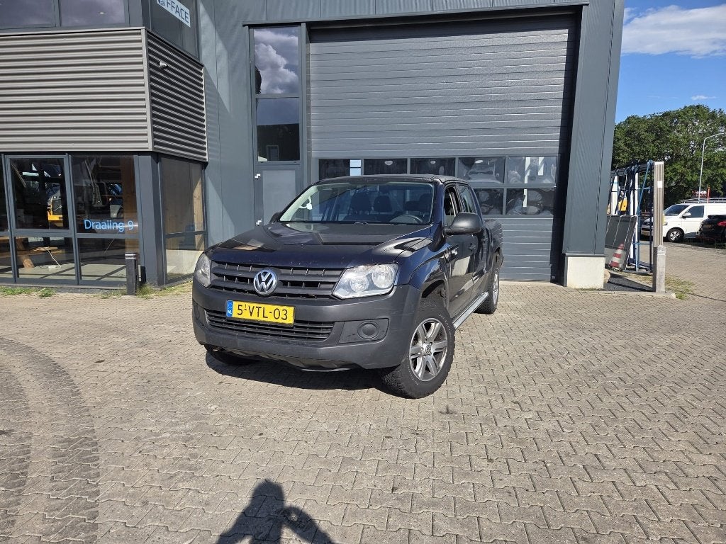 Volkswagen Amarok 2.0 D 120KW DC 2012 *LEES ADVERTENTIE*, Auto's, Bestelauto's, 13 km/l, Euro 5, Stof, Zwart