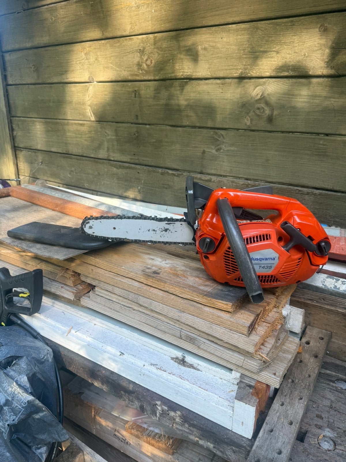 Husqvarna T435 Tophandle kettingzaag”, Tuin en Terras, Ophalen of Verzenden, Gebruikt