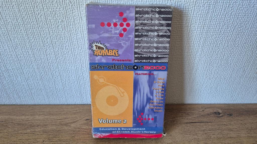 Hip hop vhs tape scratchcon, Ophalen of Verzenden, Zo goed als nieuw, Overige formaten
