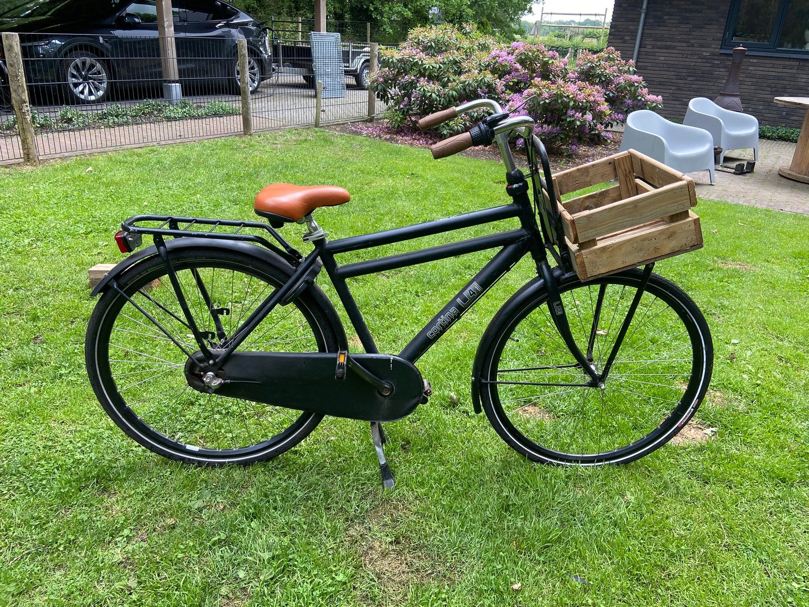 Stoere jongensfiets met bagagekrat - 28 inch, Ophalen, Zo goed als nieuw, Overige merken