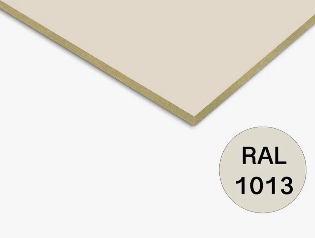 2 Rockpanel platen RAL 1013 parel wit 3050x1200x8mm, Ophalen, Nieuw, Overige materialen, Minder dan 20 mm