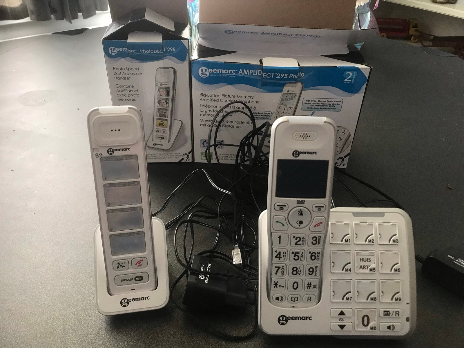 Geemarc Amplidect 295 Photo - Draadloze telefoon met handset, Ophalen of Verzenden, Zo goed als nieuw, 1 handset