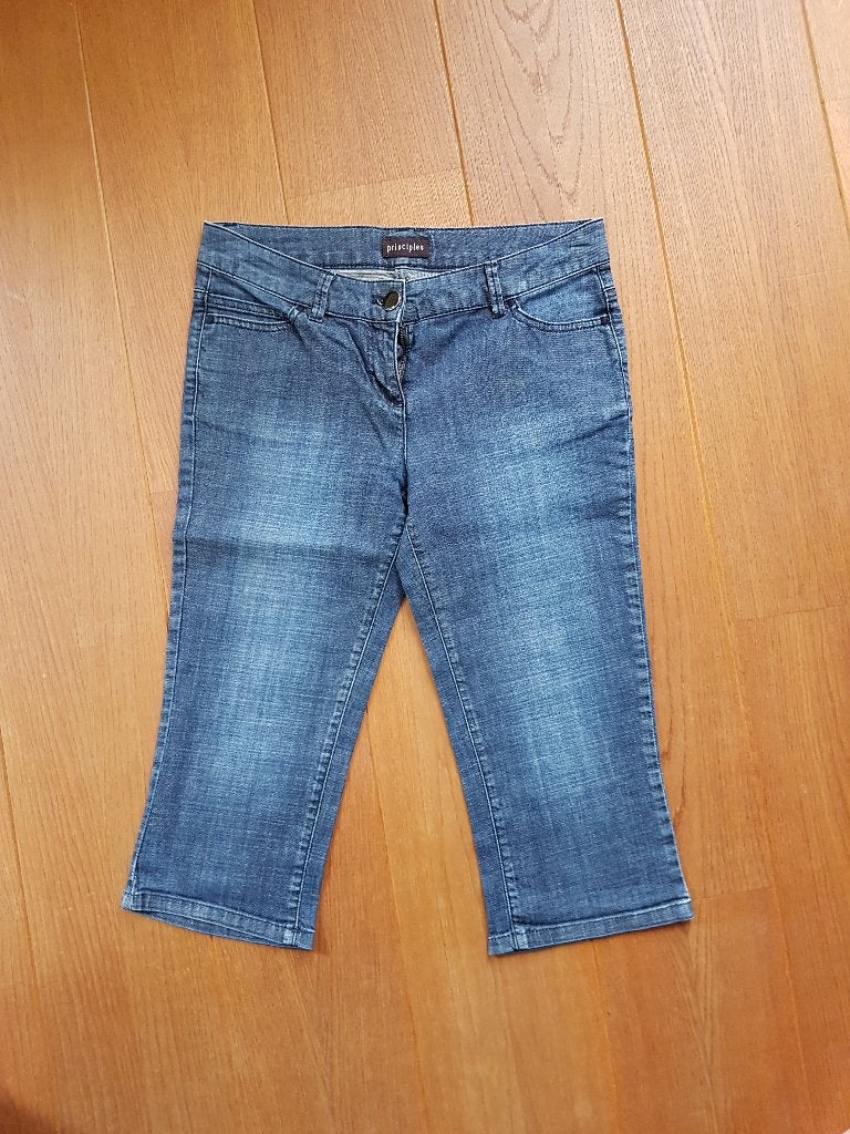 Principles 3/4 jeans, maat 38, Blauw, Nieuw, Ophalen of Verzenden, Driekwart