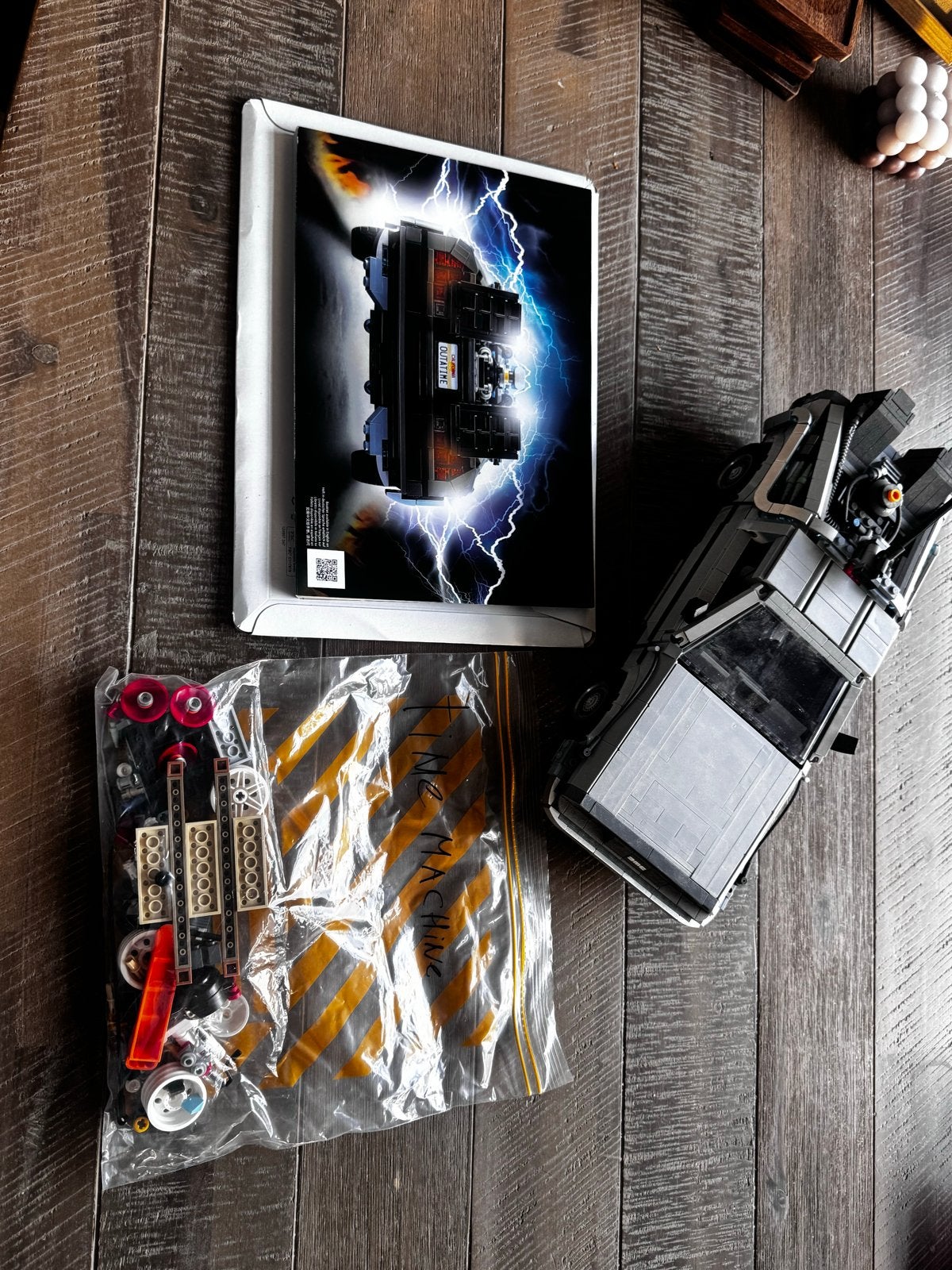 Lego Back to the Future DeLorean (zonder doos/minifiguren), Ophalen of Verzenden, Gebruikt