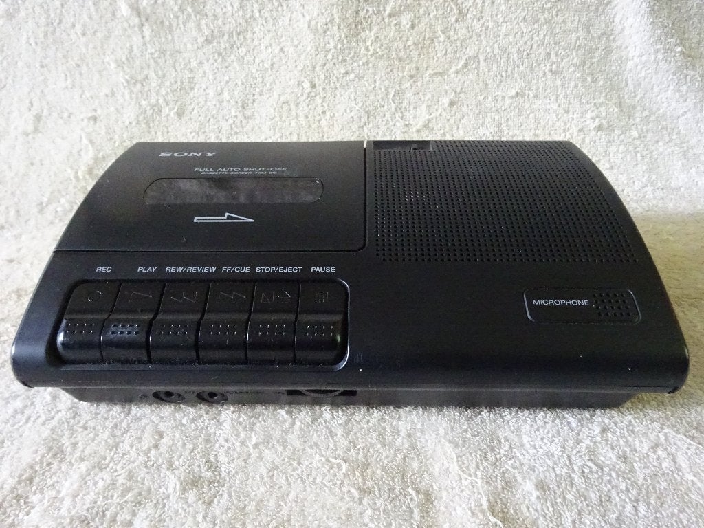 Sony Cassette-Corder TCM-919 - Draagbare Casetterecorder, Ophalen of Verzenden, Enkel, Sony, Tape counter
