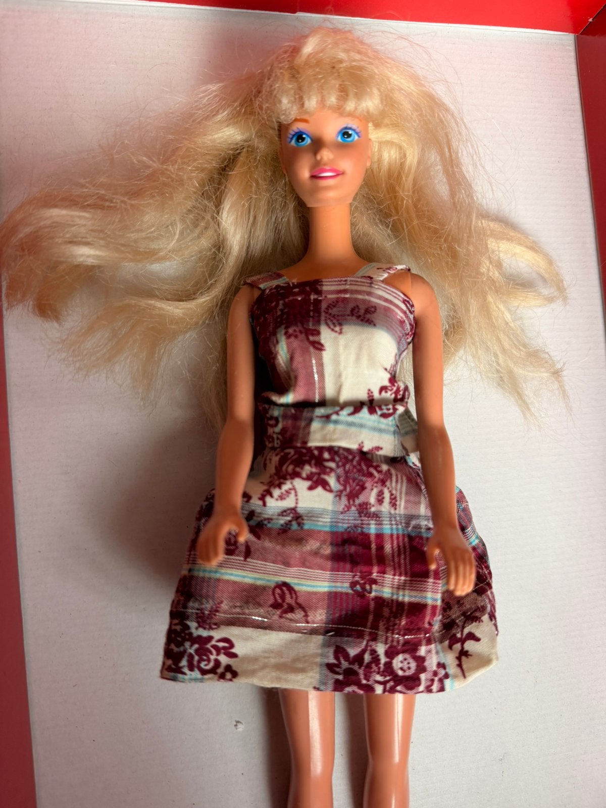 Vintage Mattel Barbie pop 1966 - Blond haar, Verzenden, Gebruikt, Barbie