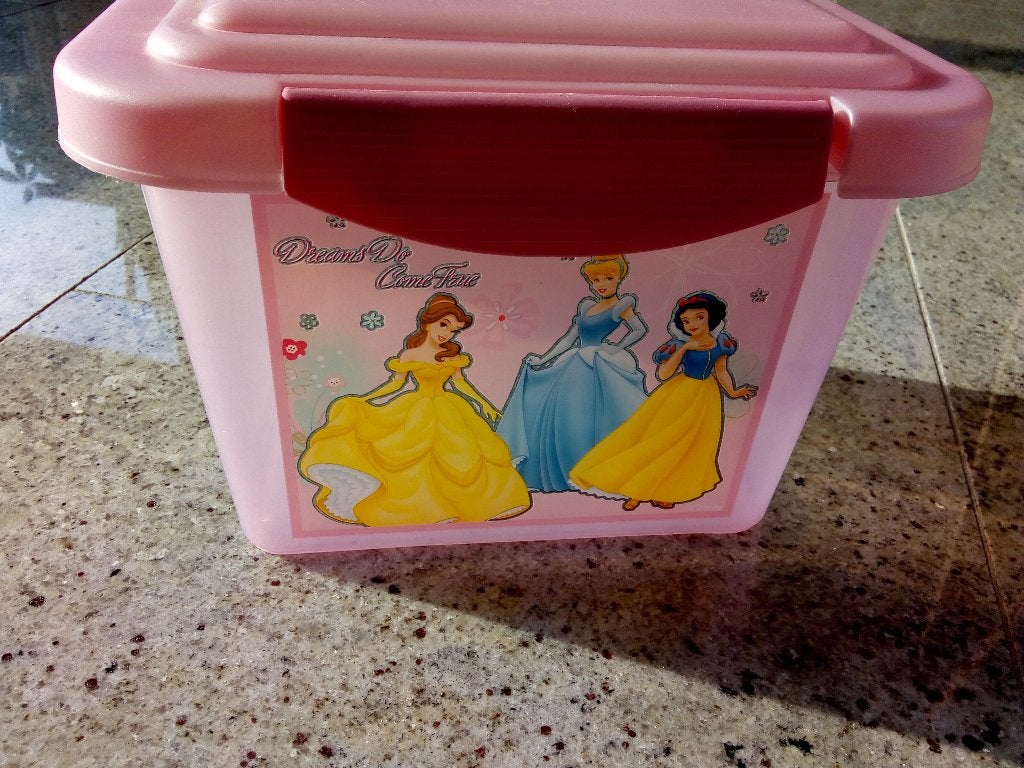 Opberg bakje Prinsessen dreams do come true, Ophalen of Verzenden, Gebruikt, Overige typen