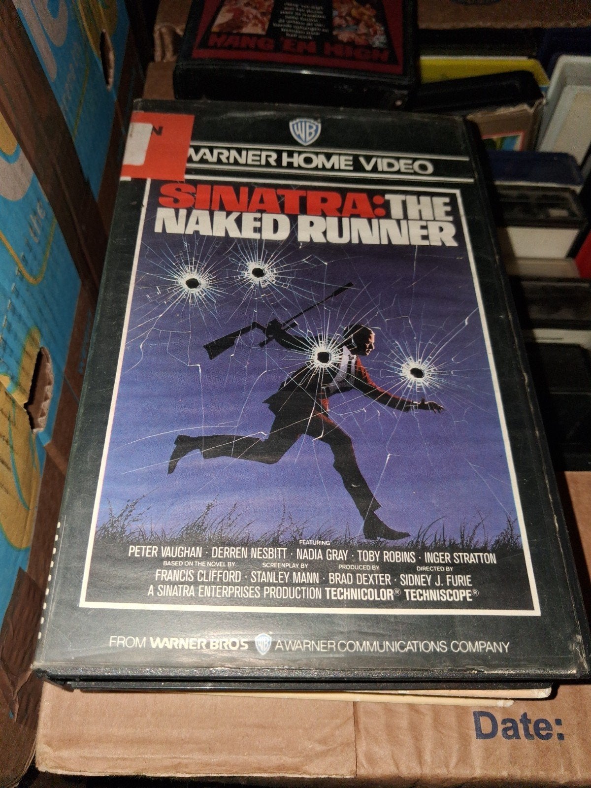Vhs ex-rental  - The Naked Runner, Vanaf 16 jaar, Ophalen of Verzenden, Gebruikt, Horror