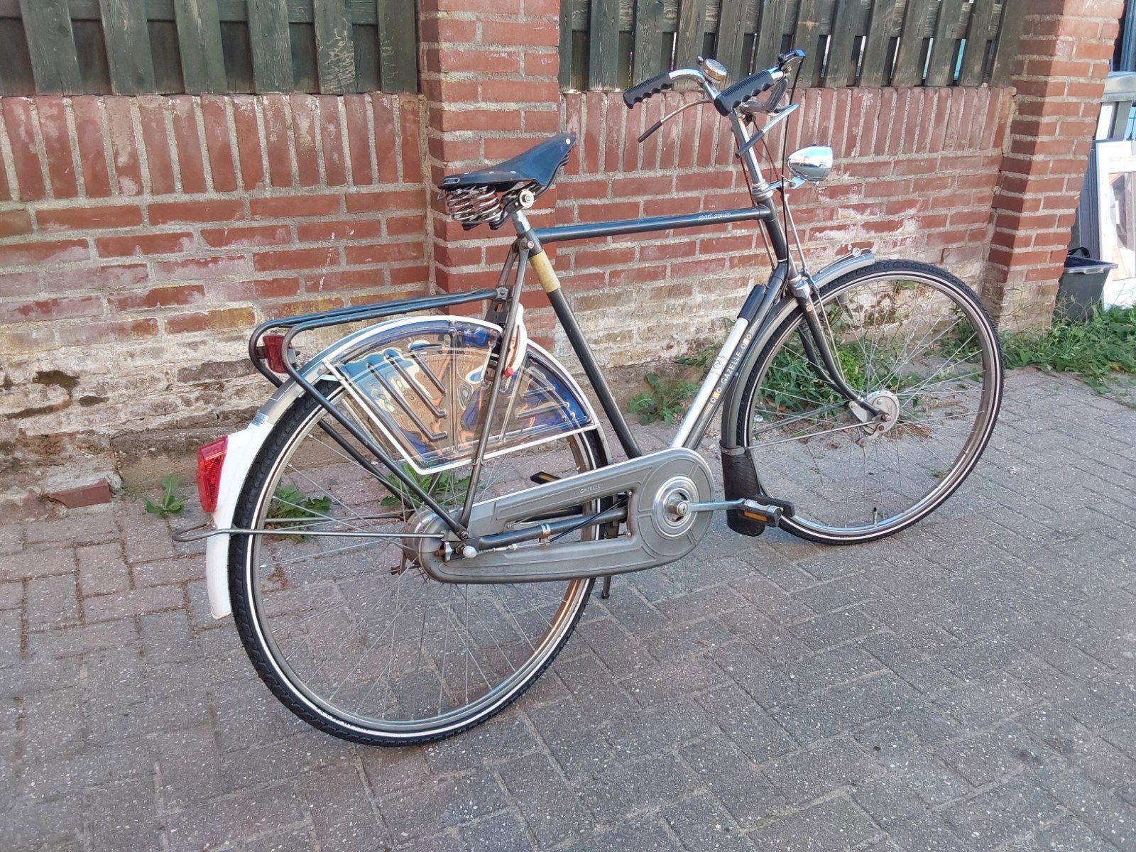 Klassieke Gazelle Sport Solide herenfiets met Brooks zadel, Ophalen, Gebruikt, Versnellingen, Gazelle