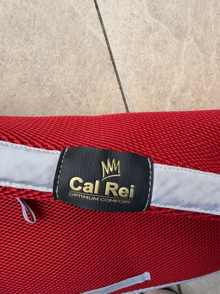 Cal Rei full dressuur rood amper gebruikt, Ophalen of Verzenden, Zo goed als nieuw