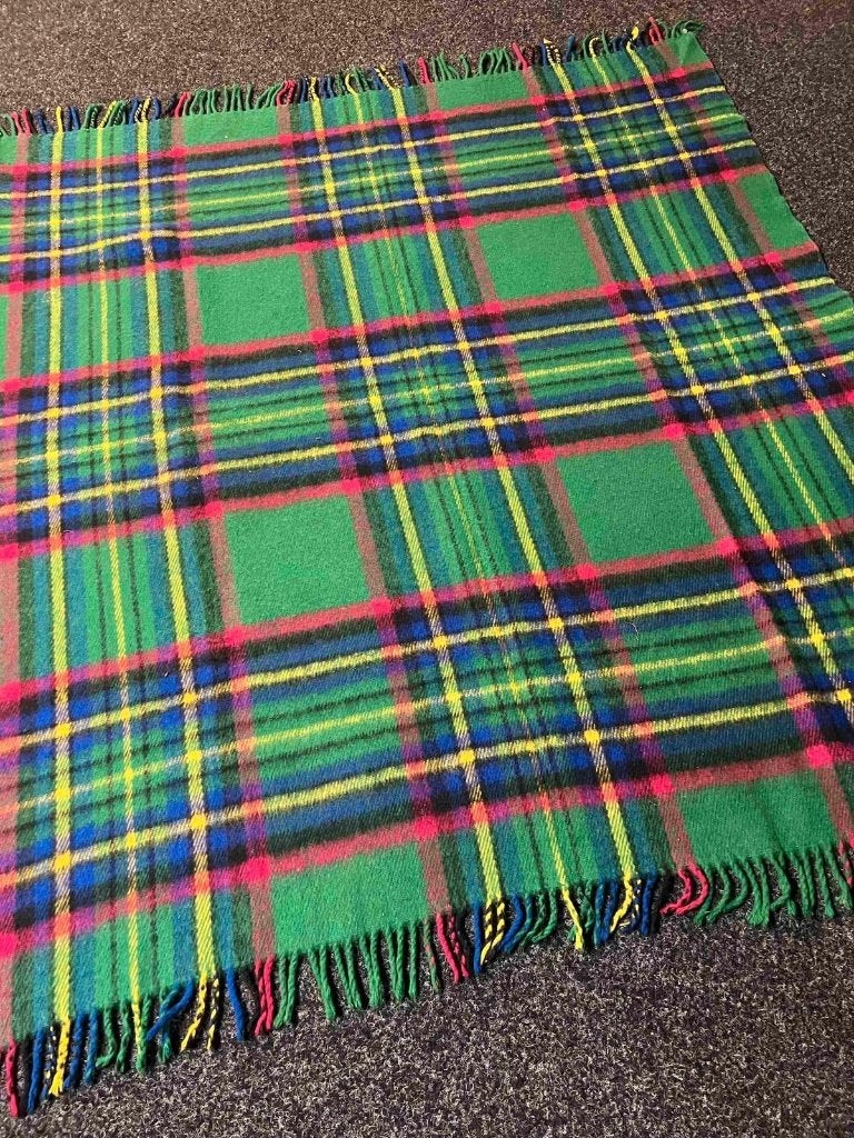Vintage retro deken plaid, Djt@dejuistetoon.eu, Ophalen of Verzenden, Zo goed als nieuw, Mon Plaisir 19, Etten-Leur, Netherlands