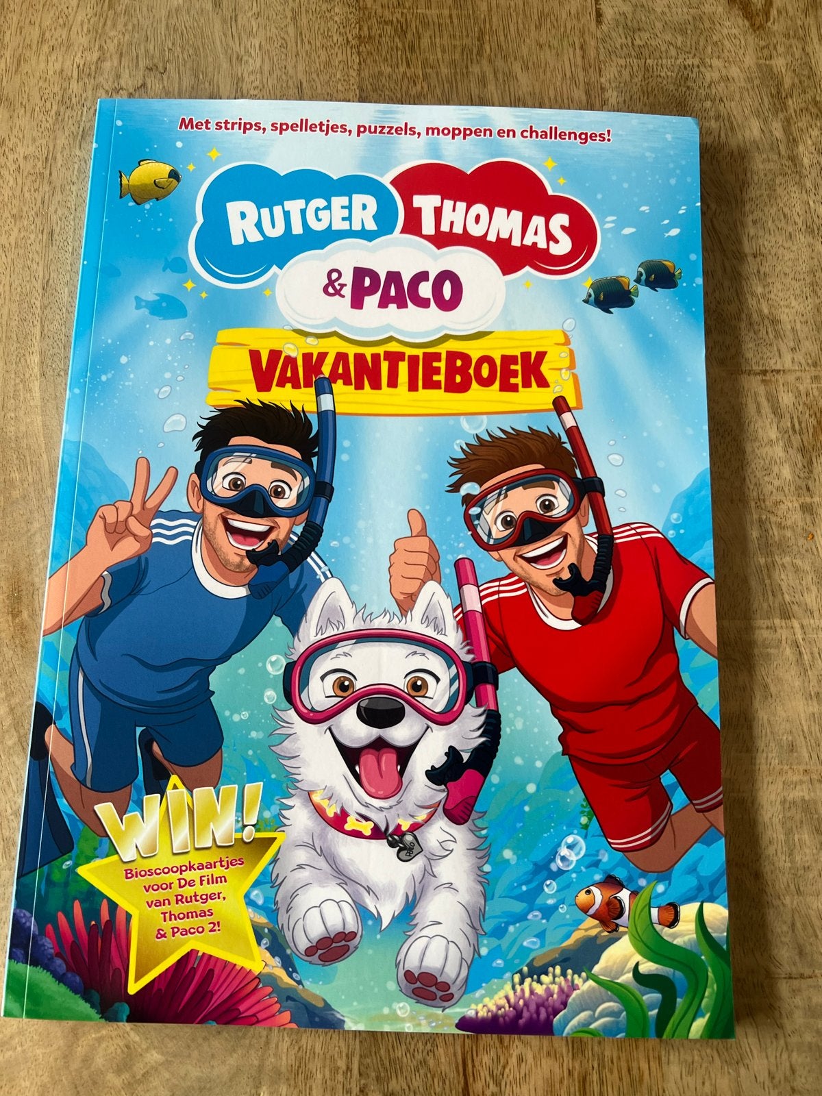 Het vakantieboek van Rutger, Thomas en Paco - nieuw, Boeken, Ophalen of Verzenden, Nieuw, Fictie algemeen