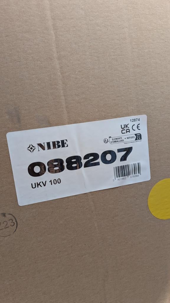 NIBE UKV 100 Buffervat Hangend Model - Nieuw in doos, Ophalen of Verzenden, Nieuw, Overige typen