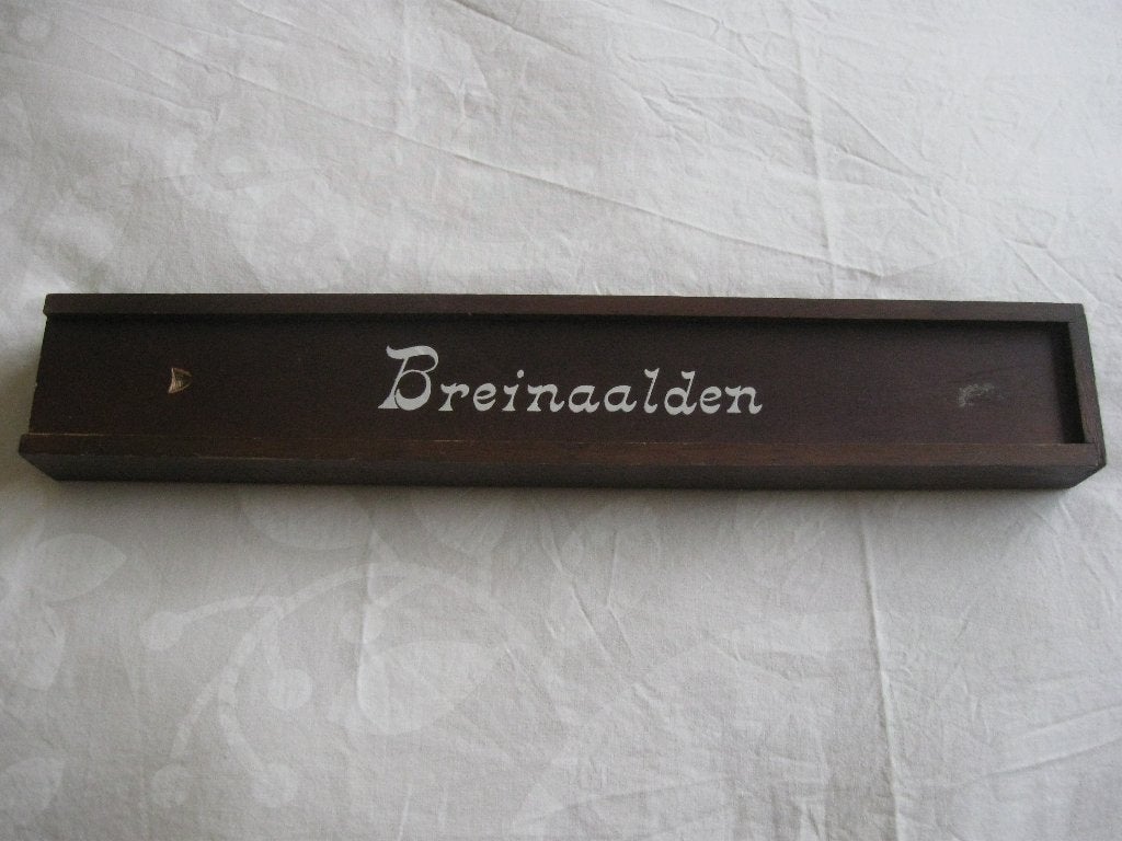 Breinaaldenkistje van hout, 43 x 7 en hoog 3,5 cm, Antiek en Kunst, Ophalen of Verzenden