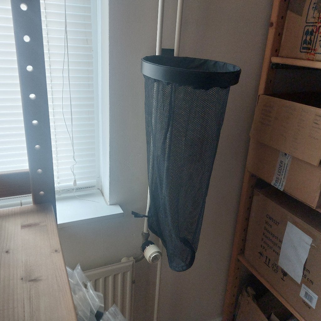 Vintage Ikea Prullenbak voor aan verwarming, Huis en Inrichting, Woonaccessoires | Prullenbakken, Kunststof, 50 tot 75 cm, Ophalen of Verzenden