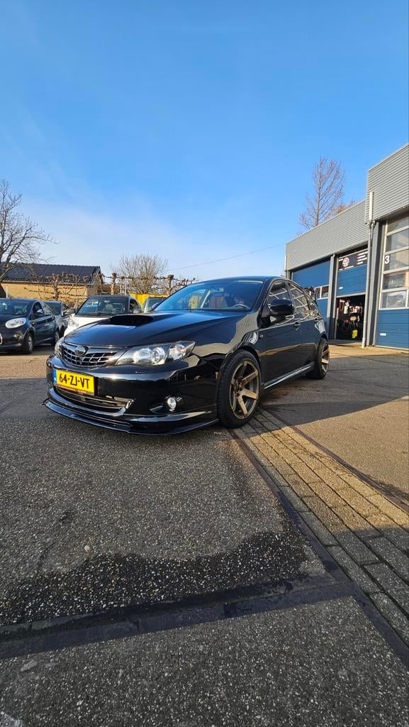 Subaru Impreza 2.5 Wrx 2008 gereviseerd, Auto's, 230 pk, Stof, Zwart, 4 cilinders