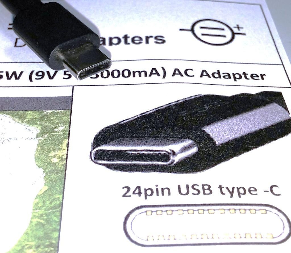 Asus Delta ADP-45EW Z USB-C Adapter 20V 2.25A 45W oplader, Ophalen of Verzenden, Zo goed als nieuw, Asus
