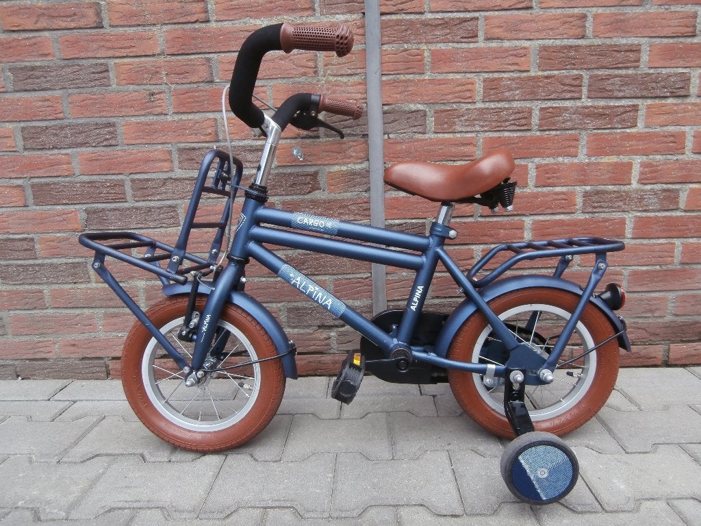 Zeer mooie Alpina Cargo 12 inch jongensfiets, Fietsen en Brommers, Fietsen | Kinderfietsjes, Ophalen, Terugtraprem, Zijwieltjes