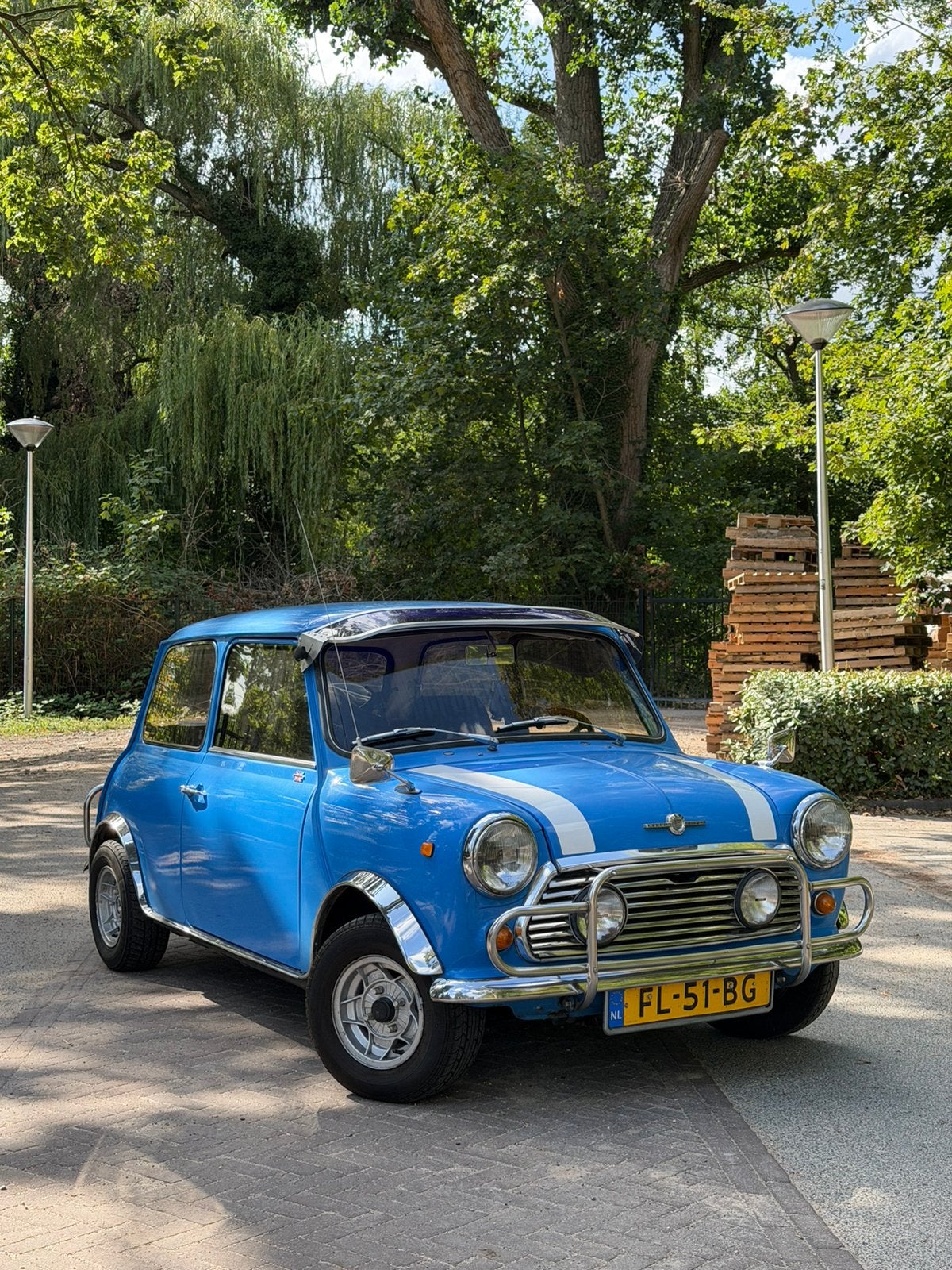 Mini 1000 1.0 1979 Blauw, Auto's, Zwart, 4 cilinders, Blauw, Origineel Nederlands