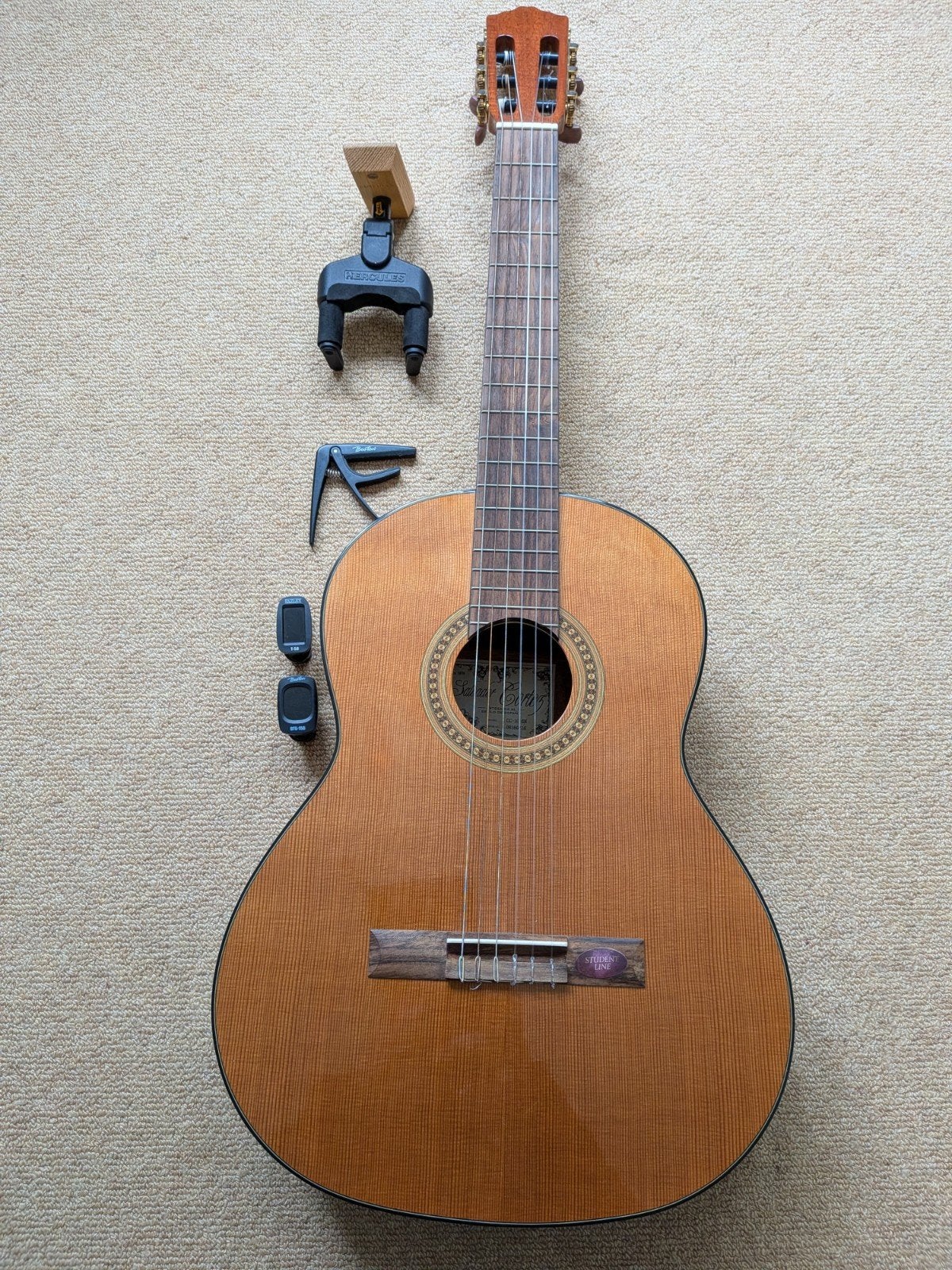 Salvador Cortez CC-10-SN Klassieke Gitaar, Muziek en Instrumenten, Ophalen