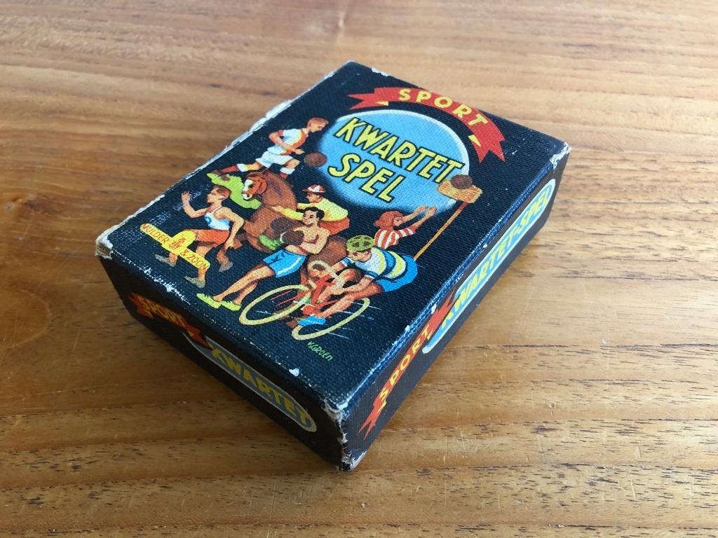 Vintage Kwartetspel Sport van Mulder & Zoon 1947, Ophalen of Verzenden, Gebruikt, Kwartet(ten)