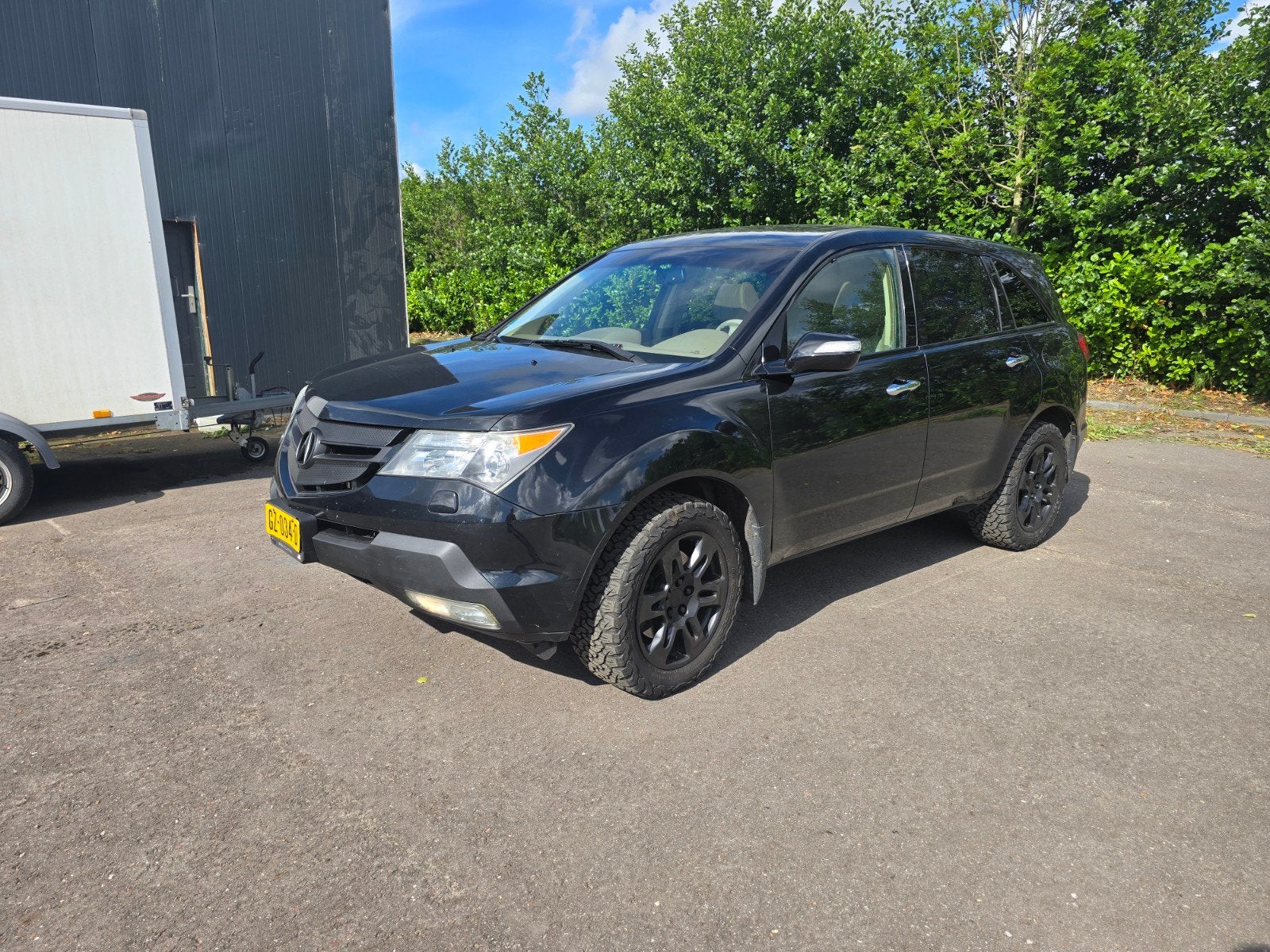 Acura mdx (Honda) 2008 Zwart uniek in NL VOL opties 7 zits, Auto's, Honda, Particulier, ABS, Achteruitrijcamera, Adaptieve lichten