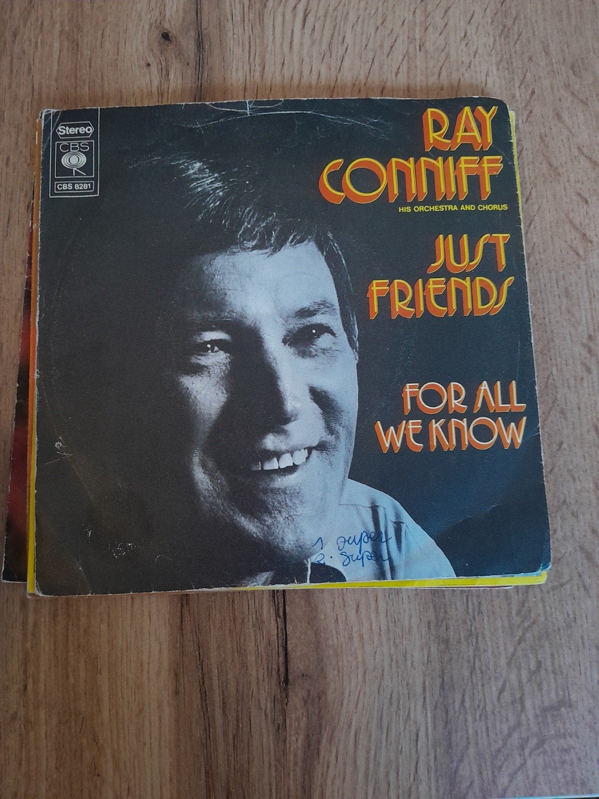 ray conniff 7 inch just friends, Ophalen of Verzenden, Zo goed als nieuw, Pop