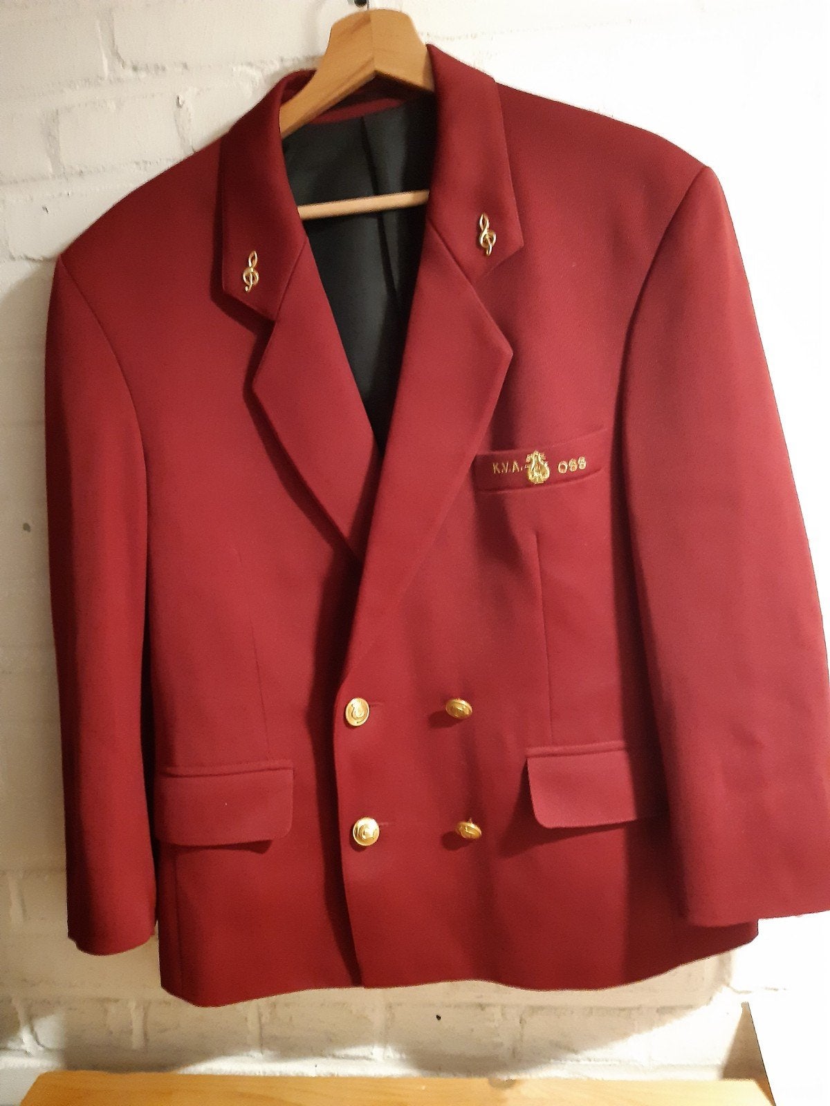 KVA OSS Blazer Rood Maat 52/ - nog 3 stuks stuks, Maat 52/54 (L), Ophalen of Verzenden, KVA OSS, Gedragen