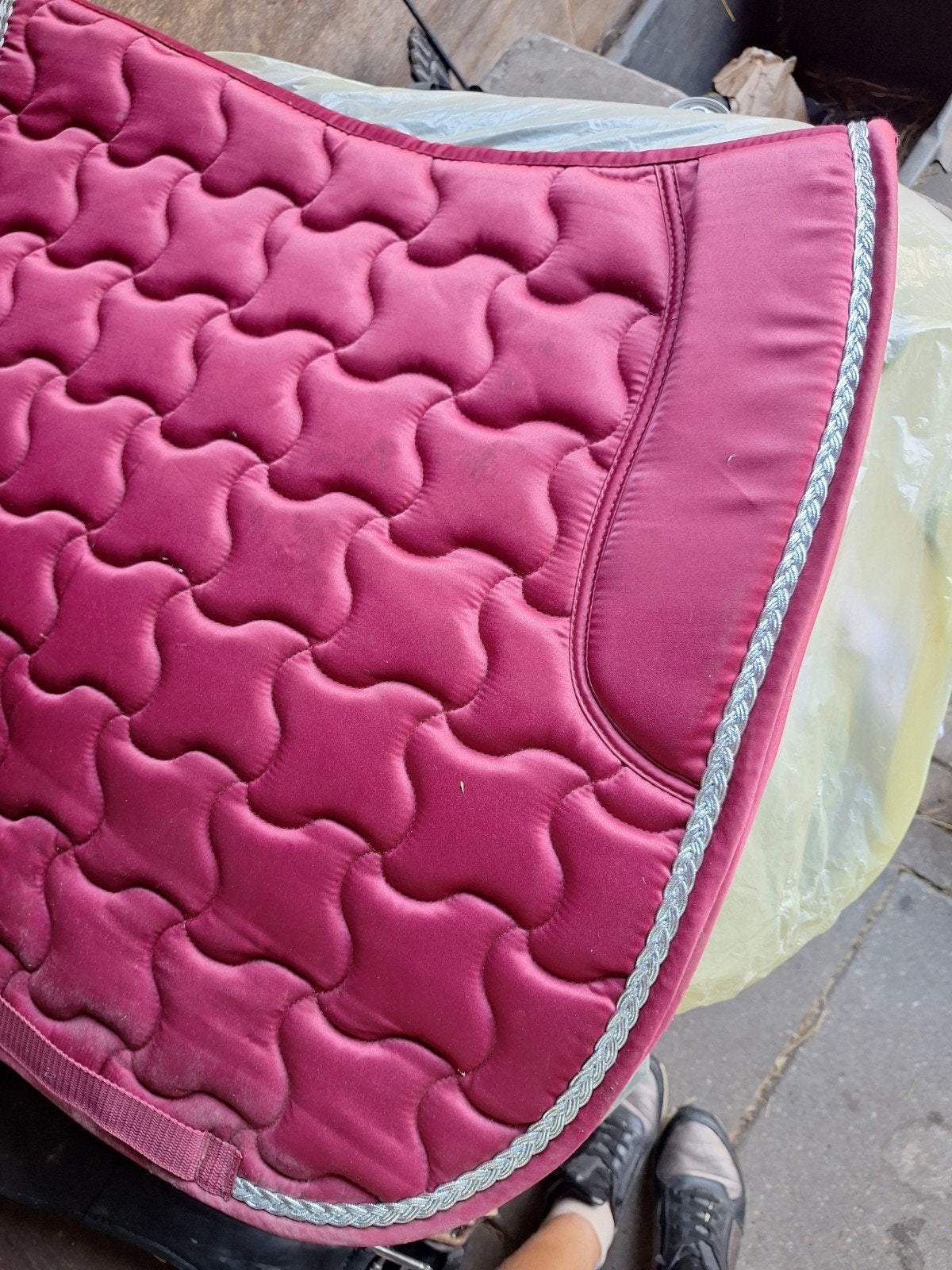 Dekje rood full dressuur, Full (L), Horsegear, Dressuurdekje, Rood